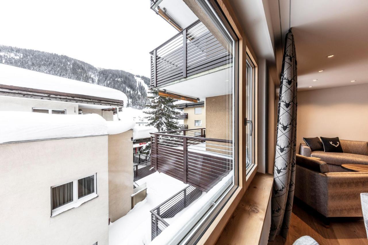 Unique Alpic Style Apartment In The Heart Of 다보스 외부 사진